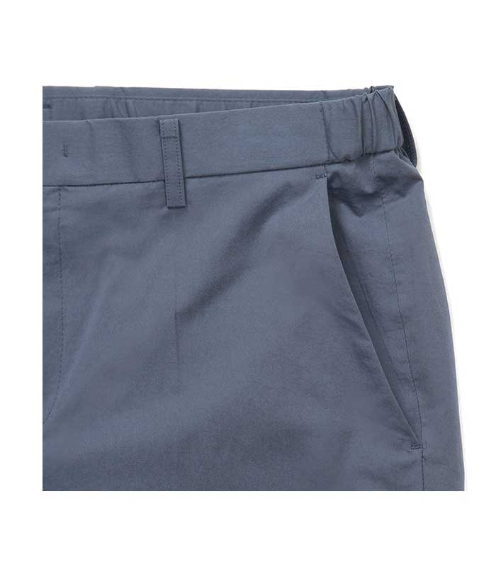 BLACKBROWN Two-Side Cotton Elastic Pants [Light Blue]