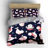 Cute Seals in Winter Design Bedding Duvet Cover Set  (1*Duvet Cover 2*Pillowcases, without duvet insert)