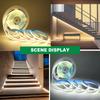 Intelligentes WiFi Bluetooth COB LED-Streifenlicht 5V USB Dimmbar 3000K 4000K 6000K Weiß Schrankbeleuchtung Mit Fernbedienung