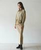 LENINA Tree Stripe H-Line Skirt_Beige
