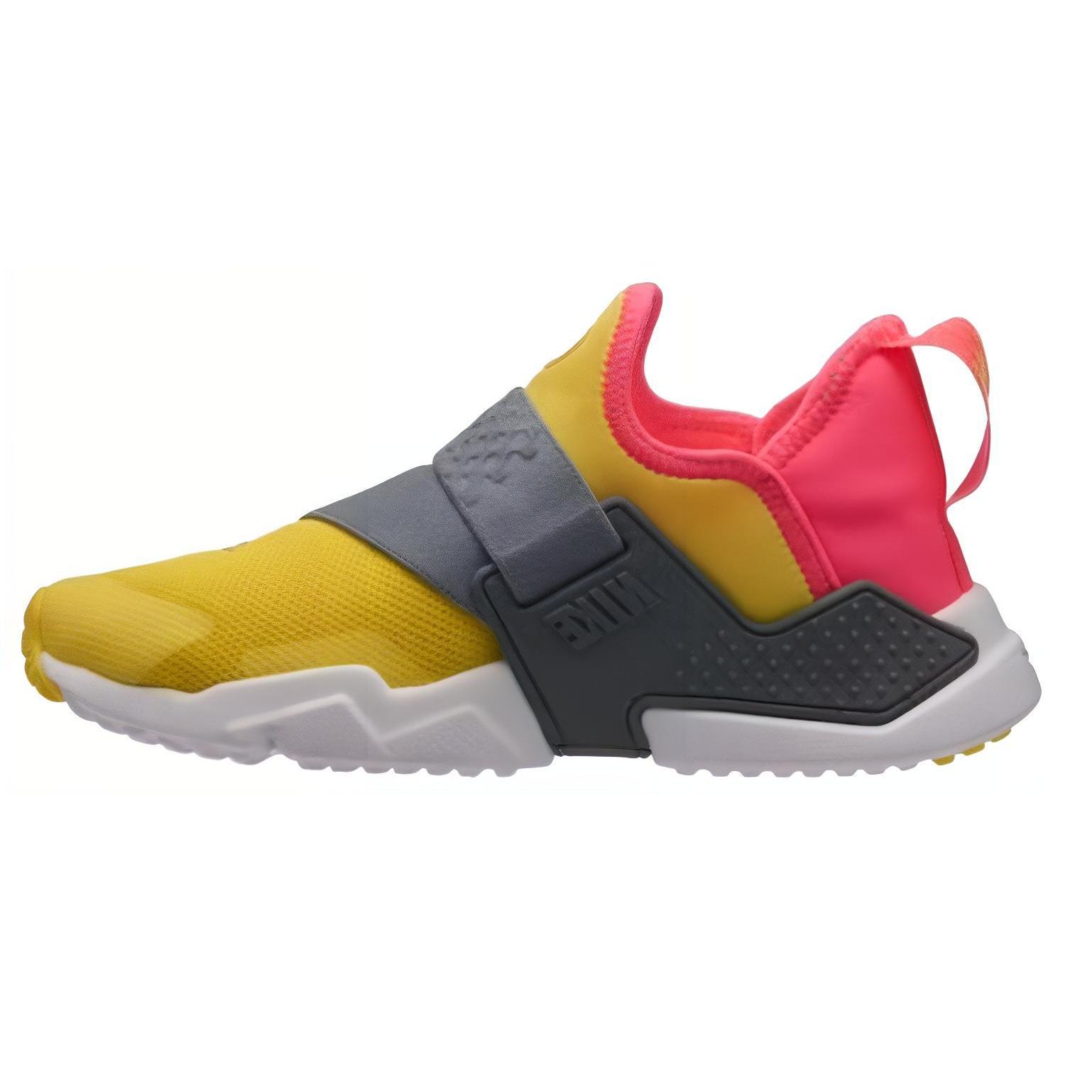 Nike Huarache Extreme Dynamic Yellow Racer Pink GS AQ0575-701 39