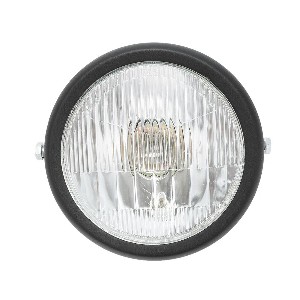 

Универсальная мотоциклетная водонепроницаемая пыленепроницаемая ретро-фара 12 В, дальний/ближний свет, передняя фара, черная