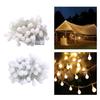 Globe String Lights LED String Lights Warm White Connectable Lights Decorative String Lights for Outdoor Indoor Camping