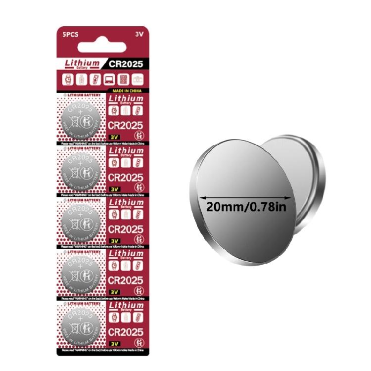 DL2025 ECR2025 BR2025 3V Button Batteries 10Pieces for Calculators Watches and LED Lights