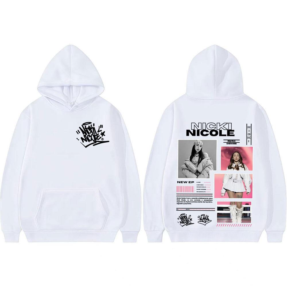 Grafik-Kapuzenpullover Singer Nicki Nicole Album Tour 2025, Vintage-Mode für Männer und Frauen, Kapuzenpullover von