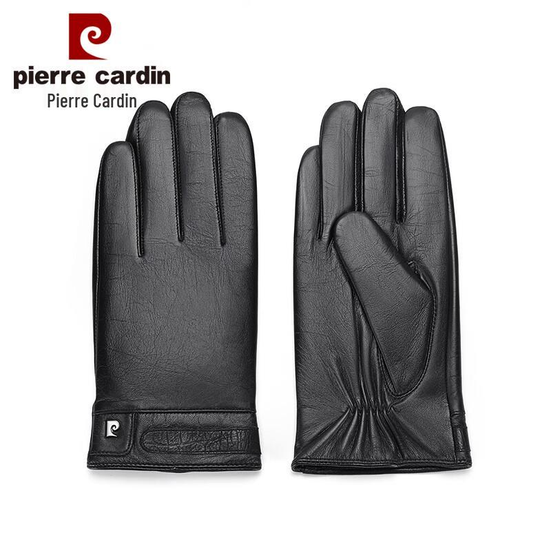 Pierre Cardin Men's Goat Leather Winter Touchscreen Gloves