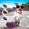 Squeaky Puppy Ball Toy Interactive Rubber Comfortable Dog Creative Pet Ball for Teething Cleaning Playing Chewers Tpr Sound Foot