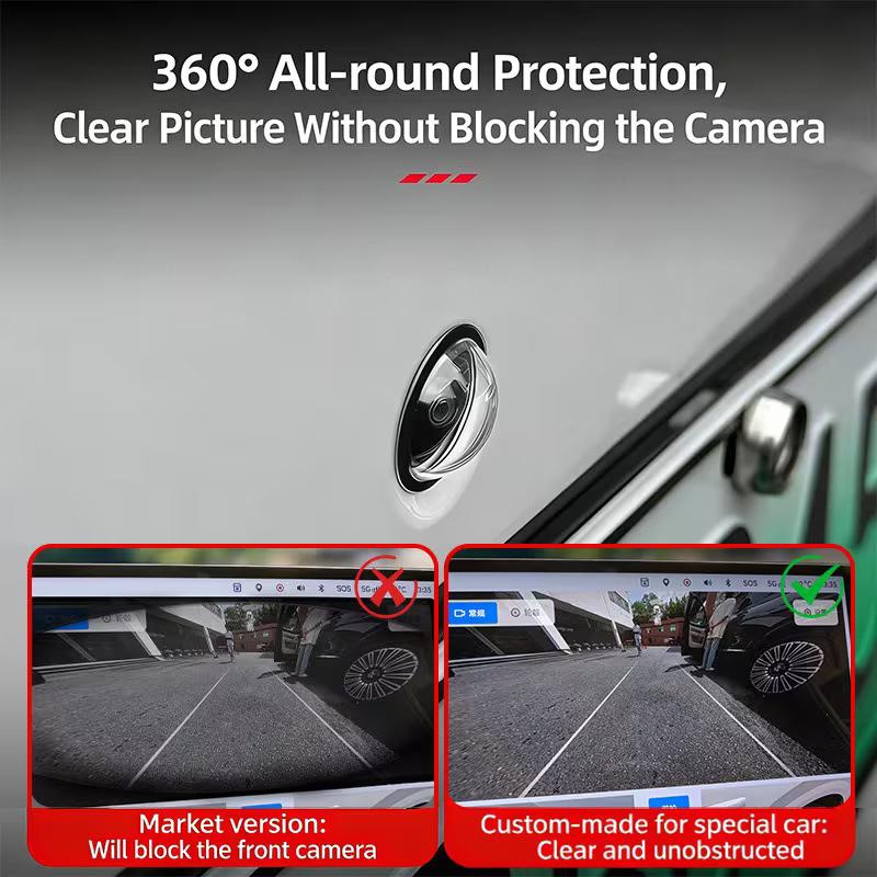 Car Camera Lens Protector Universal Design 2 or 10 PCS Set for Rear View Camera Waterproof Anti Scratch Feature