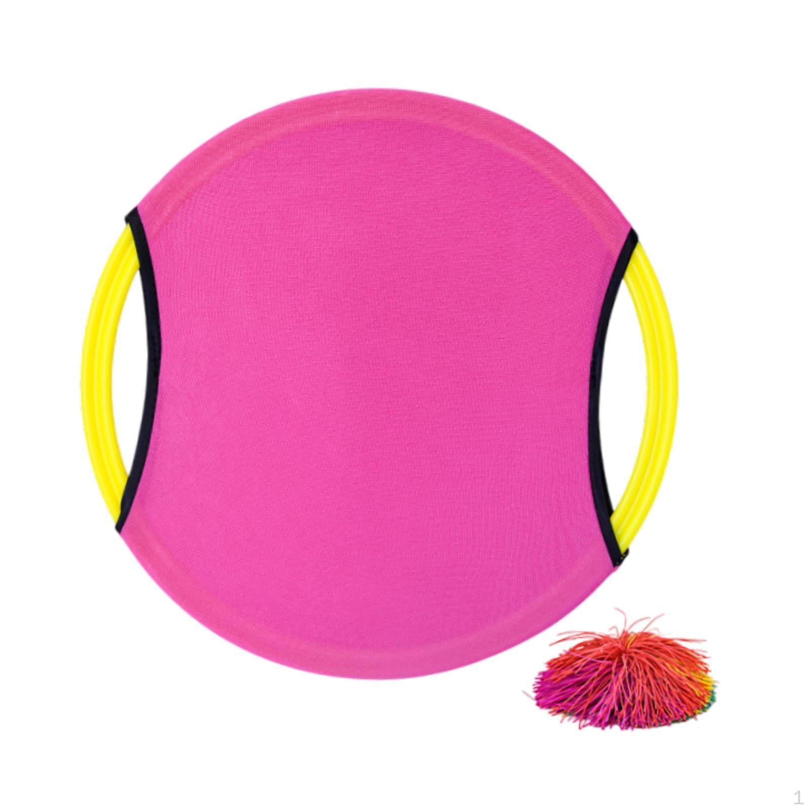 

Bouncy Paddle Ball Set, Toss And Catch Activity for Children at The Beach розовый