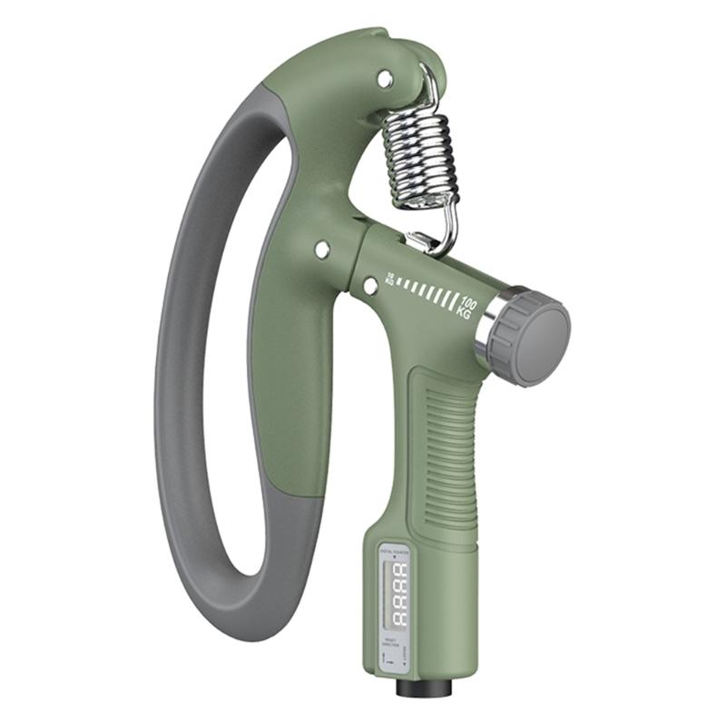 

22-220lbs Hand Grip Strengthener, Hand Gripper Grip Strength Trainer, Finger Strengthener, Wrist Forearm Hand Exerciser світло-зелений колір
