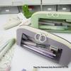 Morandi Color Double-Sided Leather Pencil Case with Transparent Window - Cross-Border 2024 Edition