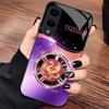 Fashion black purple phoenix phone case glass s26 ultra case s25 ultra case for Samsung Galaxy S26 S25 S24 S23 S22 FE,Ultra,Plus
