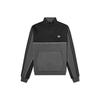 Originals Mod Half Zip Stand Collar Sweatshirt Jacket Men Outerwear Black FM1403
