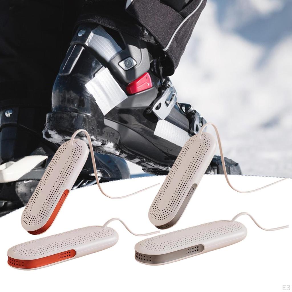 Schuhtrockner Elektrische Tragbare Trockenmaschine für Sneaker Hüte Skischuhe Weiß Orange