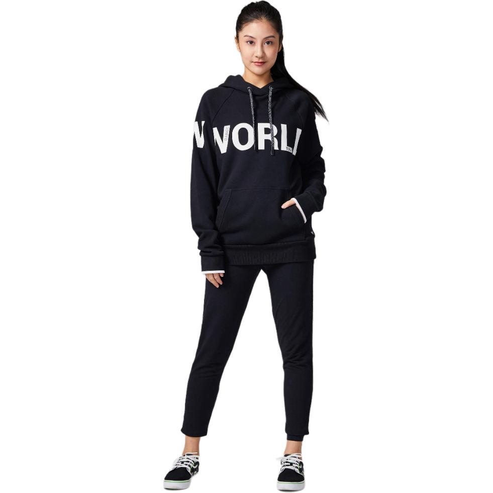 DECATHLON Soft and Comfortable Hooded Sweatshirt Unisex in Black