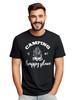 Camping Is My Happy Place - Funny Camping T-Shirt Mens Womens Tees Top for Nature Lovers! Unisex Prin