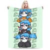 Sally Face Game Anime SF Flannel Blankets Winter Warm Soft Throw Blanket for Kids Bedroom Novelty Bedspread Sofa Bed Cover