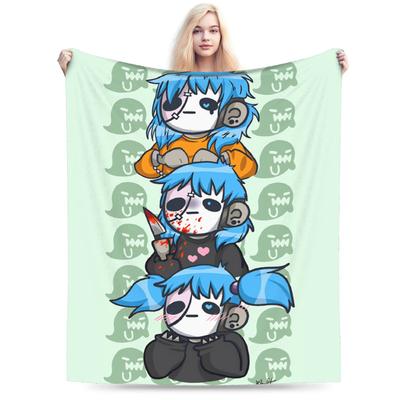Gra Sally Face Anime SF Koc Flanelowy Zimowy Ciepły Miękki Koc Rzutowy dla Dzieci Sypialnia Nowość Narzuta Pokrowiec na Kanapę Łóżko