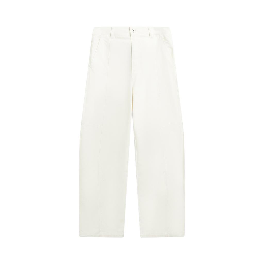 Li Ning Sports Lifestyle Series Logo Stitching Button Casual Pants Women Bottoms AKXW196-1