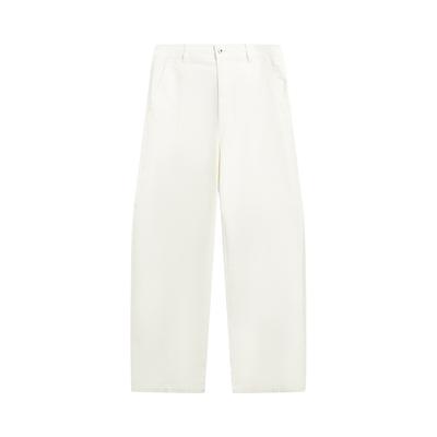 Li Ning Sports Lifestyle Series Logo Stitching Button Casual Pants Women Bottoms AKXW196-1