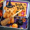 Cute For Halloween Teddys Bear In A Box Unique Festive Decor For Festive Home Accents