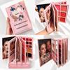 Genzy 5 In 1 Makeup Book Palette | All In One Makeup Kit Book with Contour, Blush, Highlighter & Universal Eyeshadow Palette | Professional Folda