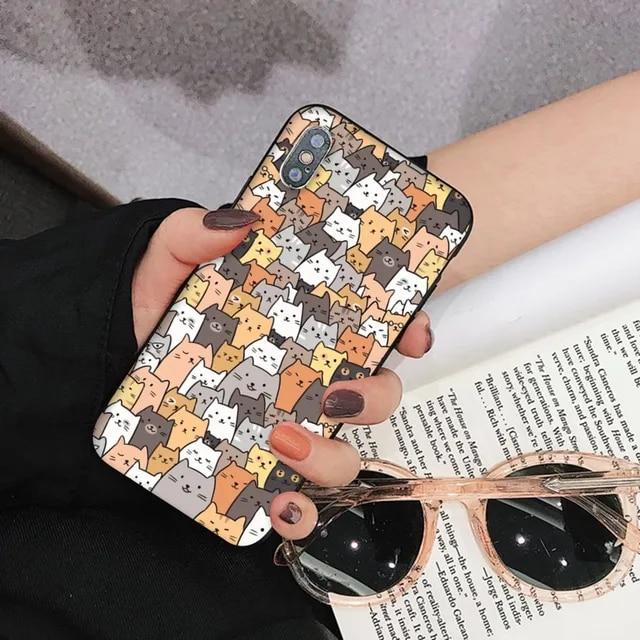 Прекрасный мягкий анимационный модный телефон для Iphone Plus XS 8 13 XR Mini 14X7 6 Pro 6s 11 12 Max силиконовый чехол из ТПУ