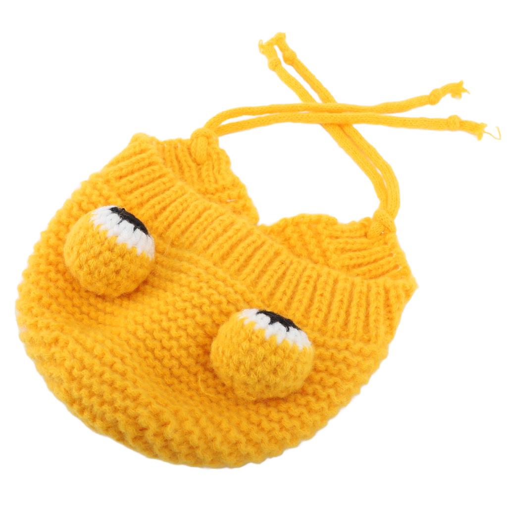 Dog Knitted Hat Funny Cute Design Comfortable Pets Winter Warm Knitted Hat for Small Dogs Cats Cold Weather Winter