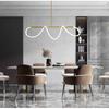 Minimalist Silicone Hose Pendant Light for Dining Table or Bar