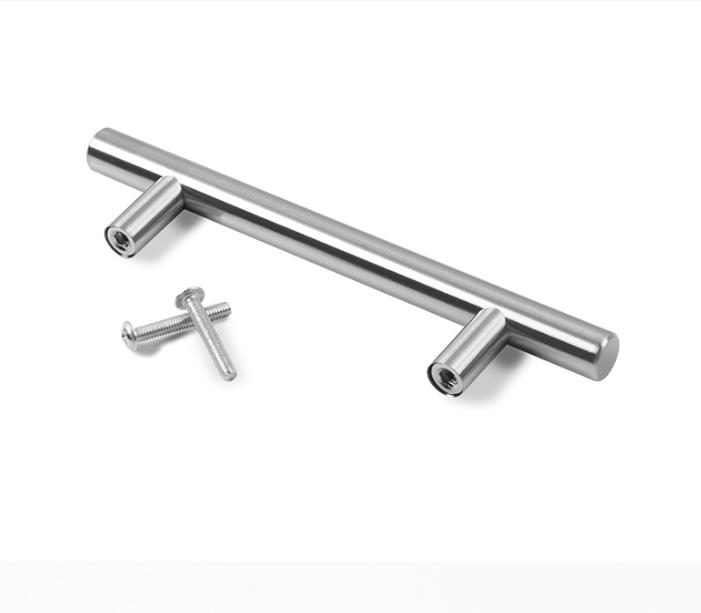 

Stainless Steel Cabinet Handles Furniture Hardware Pulls 2pc Set Durable Modern Design Suitable for Wardrobe Door Drawers and Cabinets One Size срібний