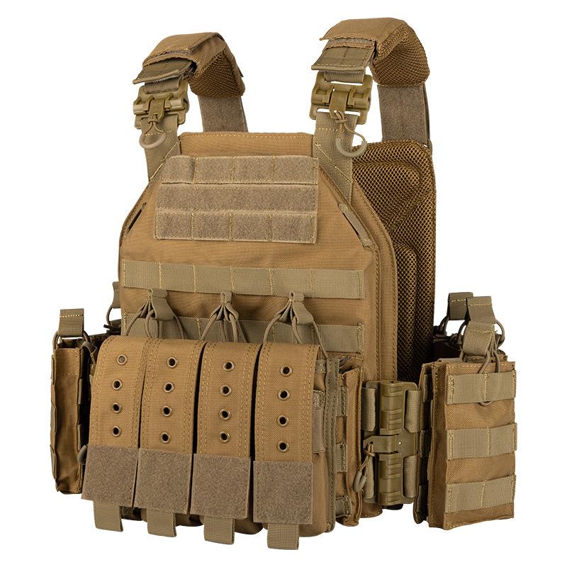 Taktyczny kamizelka plate carrier 6094 z szybkim wypięciem, kamuflaż