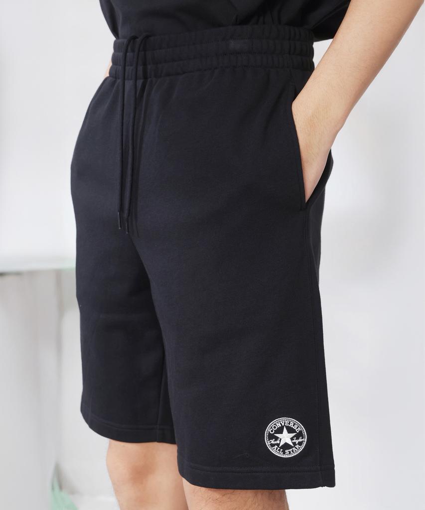 Keonbeoseu Retro Logo French Terry Shorts Black Mcj787-023