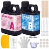 Crystal Clear 1:1 Epoxy Resin Kit – Quick Dry, High Gloss Finish for Resin Art, Jewelry Making & River Table Projects