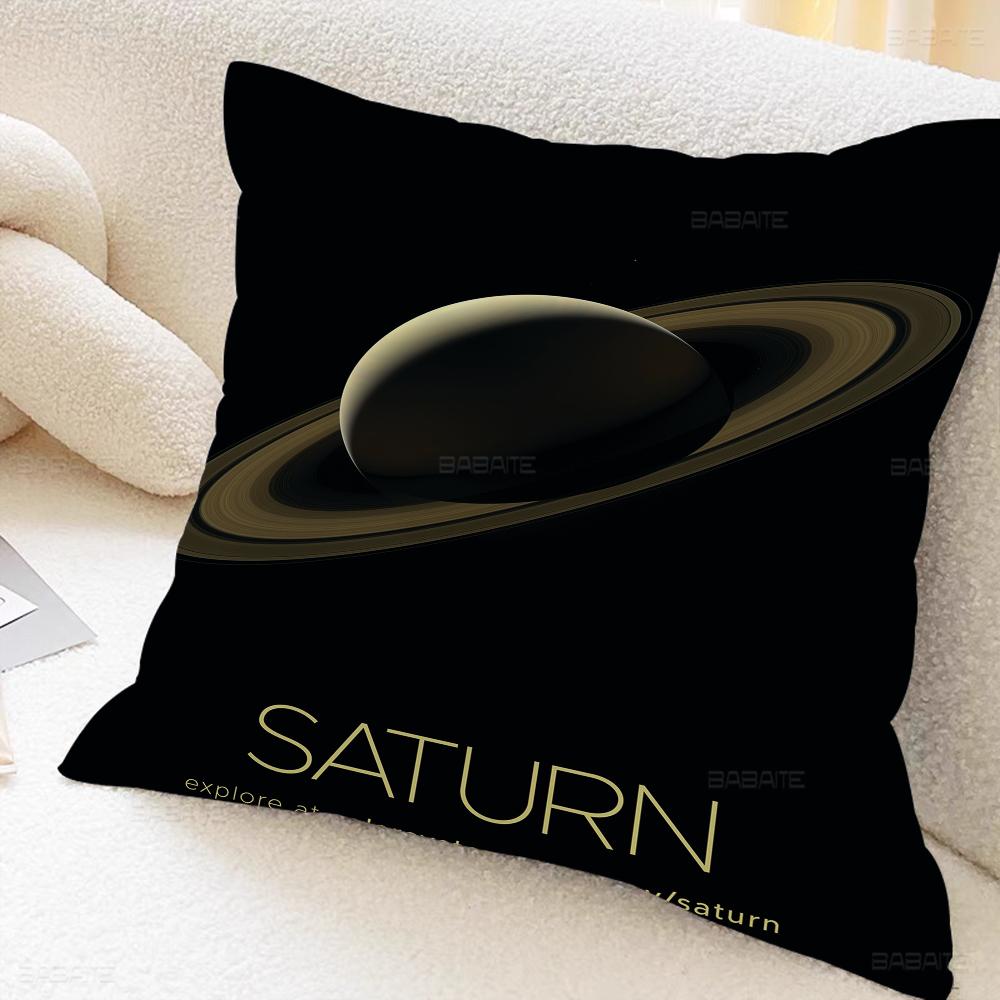 Space Planets Decorative Room Aesthetics Pillow Case Home Decor Bedroom Sofa Bed Couch Pillow Cover 45x45