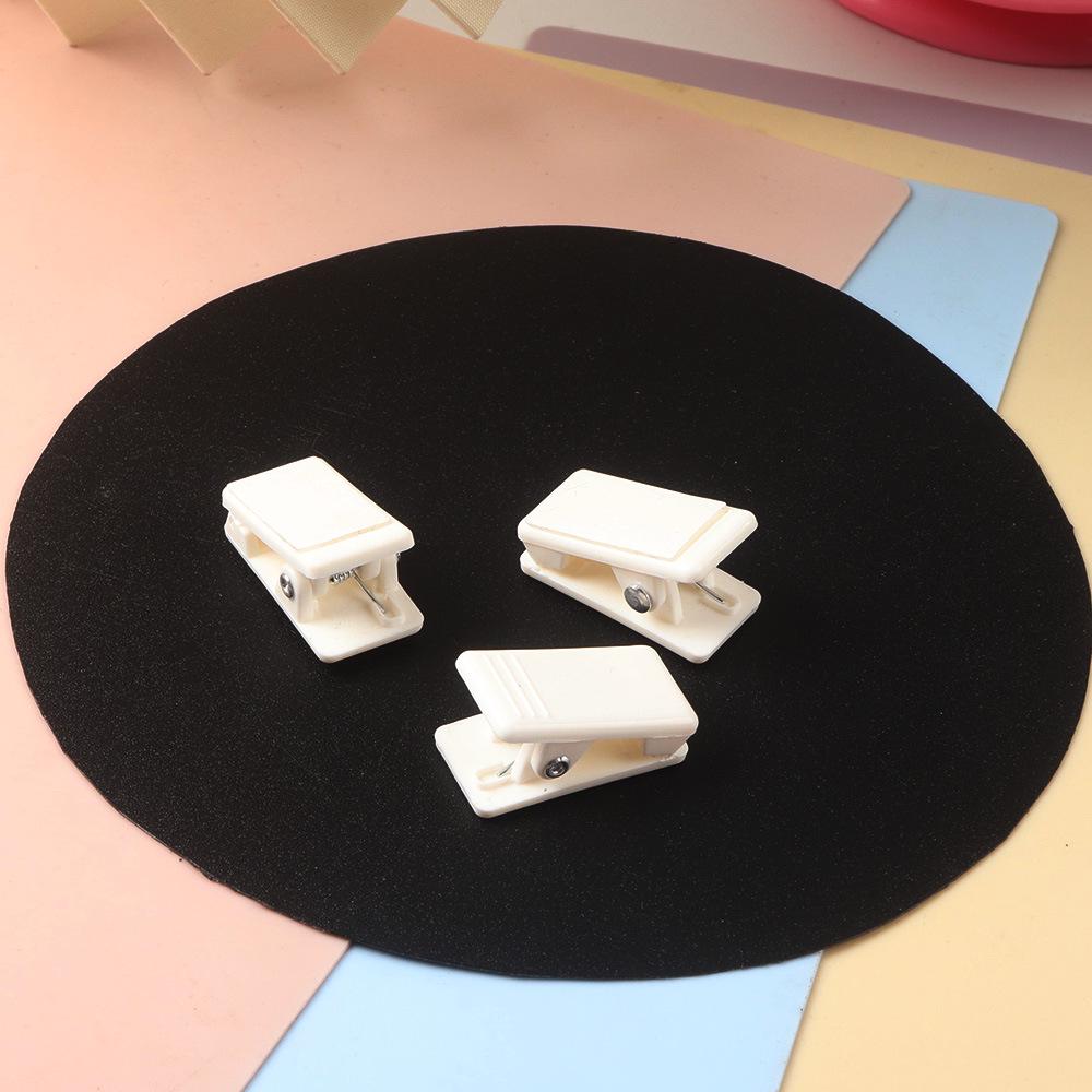Clear DIY Acrylic Double-Sided Clip for Stationery and Documents