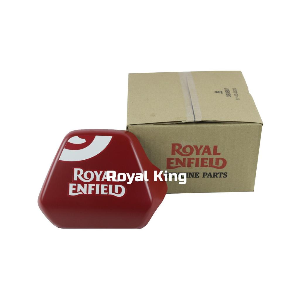 Royal Enfield "White Flame Scram" 411 Right Side "Tank Panel With Sticker"