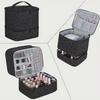 Grenzüberschreitende Doppelschichtige Tragbare PU-Make-up-Tasche: Nagellackaufbewahrung mit großer Kapazität & Handtasche für Nagelkunst