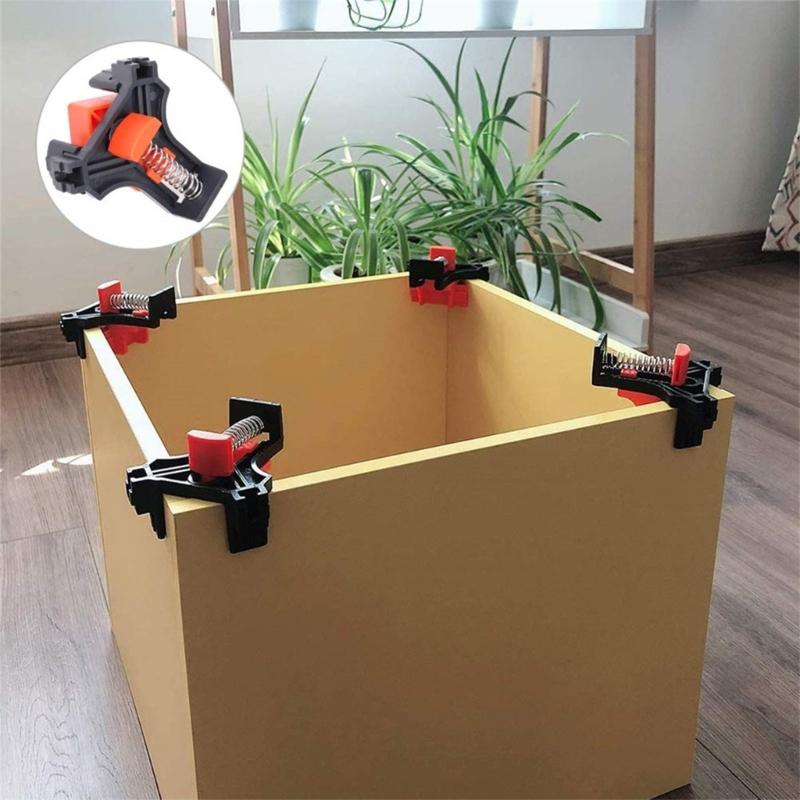 Heavy Duty 90° Fixing Fastener Clamps Engineering Plastic Construction Suitable for Woodworking Cabinetry Craft Projects