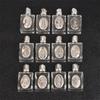 12 Types Of Glass Holy Water Jesus Bottle Religious Cross Bottle Christian Virgin Sculpture Bottle Refillable Holy Water Bottle