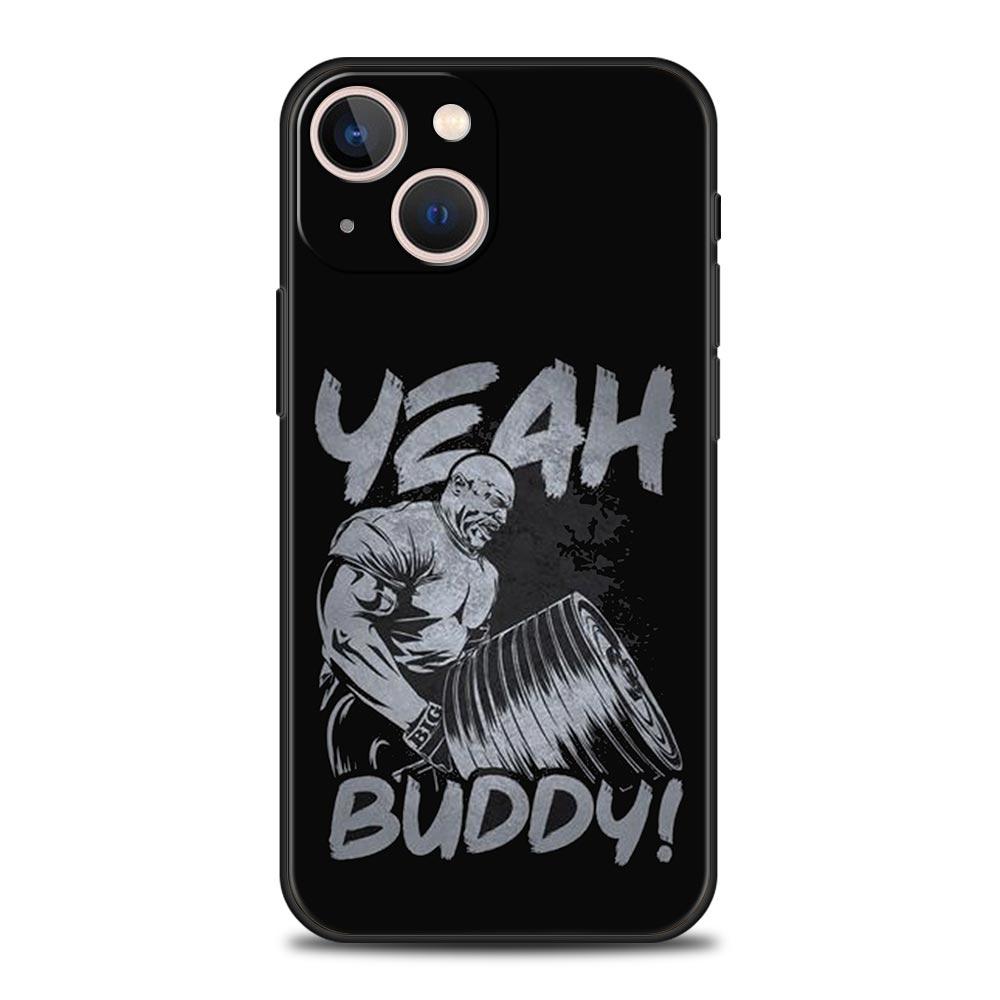 Gym Fitness Bodybuilding Phone Case For iPhone 17 16 15 Pro Max 11 12 13 14 7 8 Plus SE 2020 X XR XS Cover Soft Black