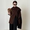 Double-sided Wool Cape Shawl Woolen Coat Coat Women's Autumn and Winter High-end Top 100 Wool