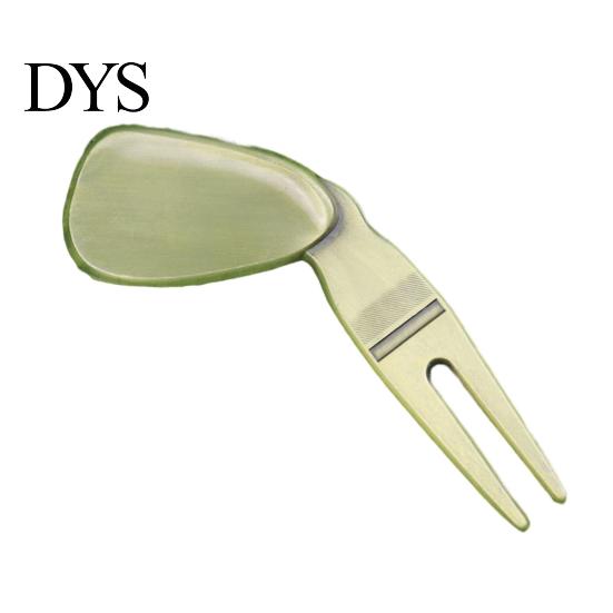 Golf Fork Ergonomic Design Multi-function Comfortable Grip Rustproof High-Hardness Training Divot Tool Aid Ultra-light Golfing Pitch Repair