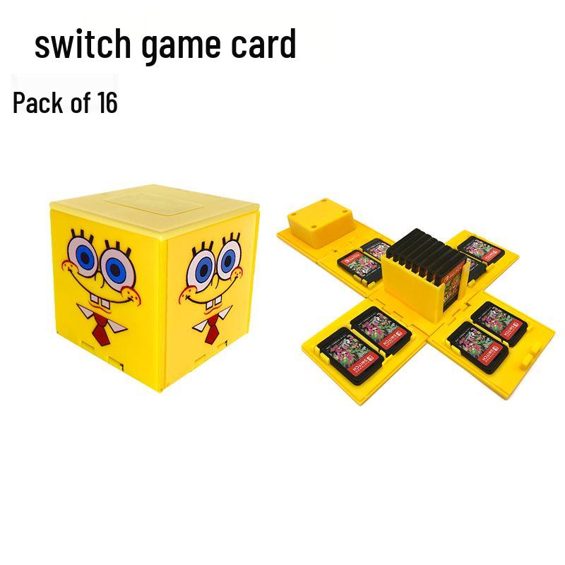 Switch OLED Console Game Card Storage Case - Large Capacity Folding Cartridge Holder
