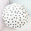 Ultraviolet Protection Parasol Portable Wind Resistant Small Pocket Rain Umbrella Thickened Black Glue Mini Sun Shade Outdoor