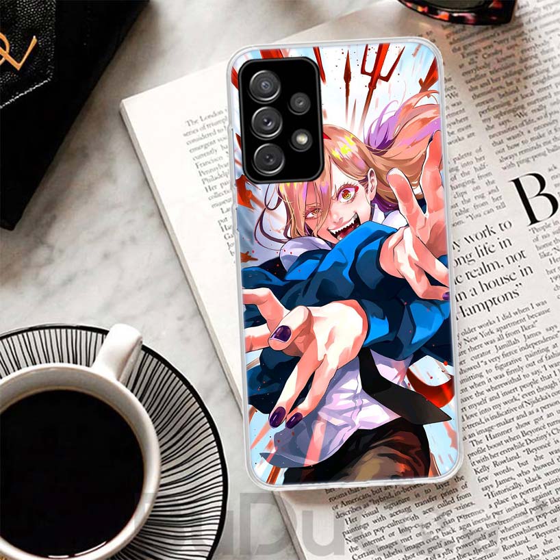 C-Chainsaw Mans Power Phone Case For Samsung A17 A16 A26 A36 A56 A15 A14 A13 A55 A54 A53 A35 A34 A33 A25 A24 A23 A05S A04S A03S