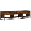 TV Stand Smoked Oak 180 x 40 x 46 cm Engineered Wood