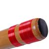 BENLENTAKIZAYIKUYA Bamboo Shinobue Red String 7 Upgraded Traditional Bamboo Flute Flute, Wrapped, Holes, 8-Tone Scale, Instrument, (Red Wrapped)