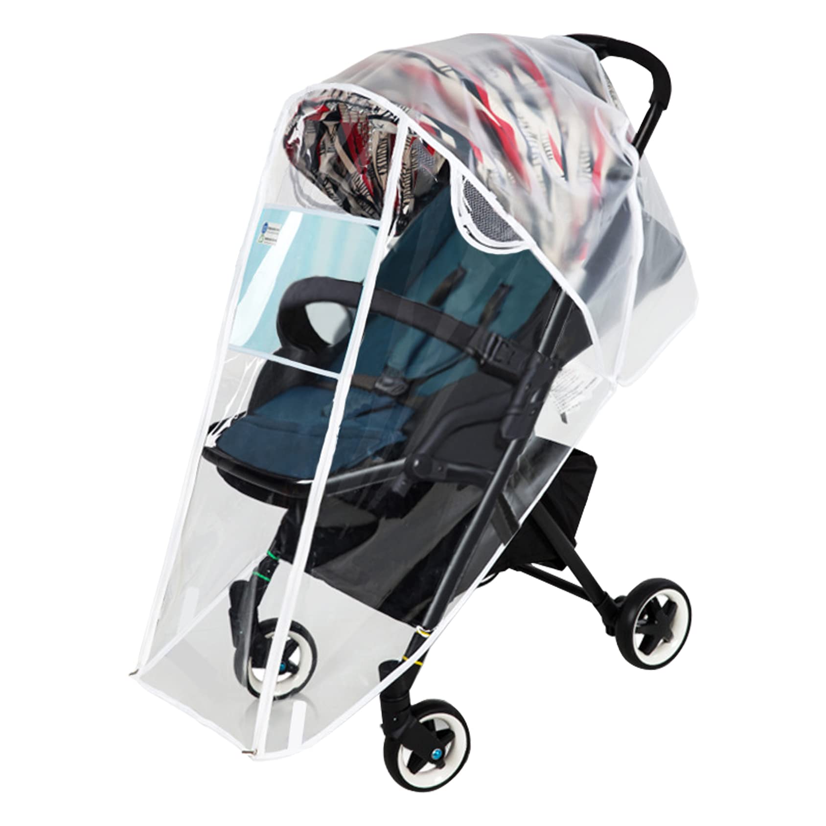 

VIAKY Stroller Rain Protects Your Features Eye Mesh Universal Baby Includes Storage Size M Cover, Front-Opening, Feet, Protection, Window,