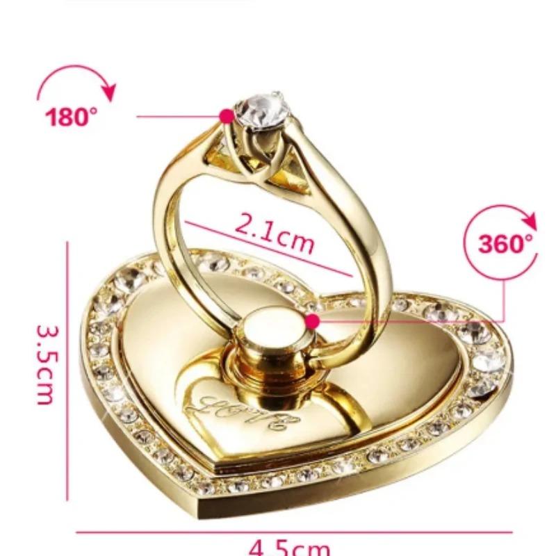 2pcs Mobile phone stand back stand device supports smartphone stand 360 ° rotation stand ring suitable for multi scene desktop