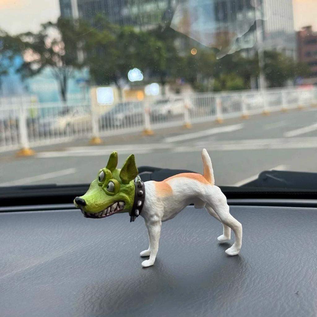 The Mask Dog Action Figure Movie Peripheral Spooky Funny Collectible Model Desk Decor Car Ornament Anime Fans Creative Gift Toy